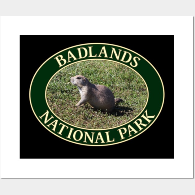 Prairie Dog at Badlands National Park in South Dakota Wall Art by GentleSeas